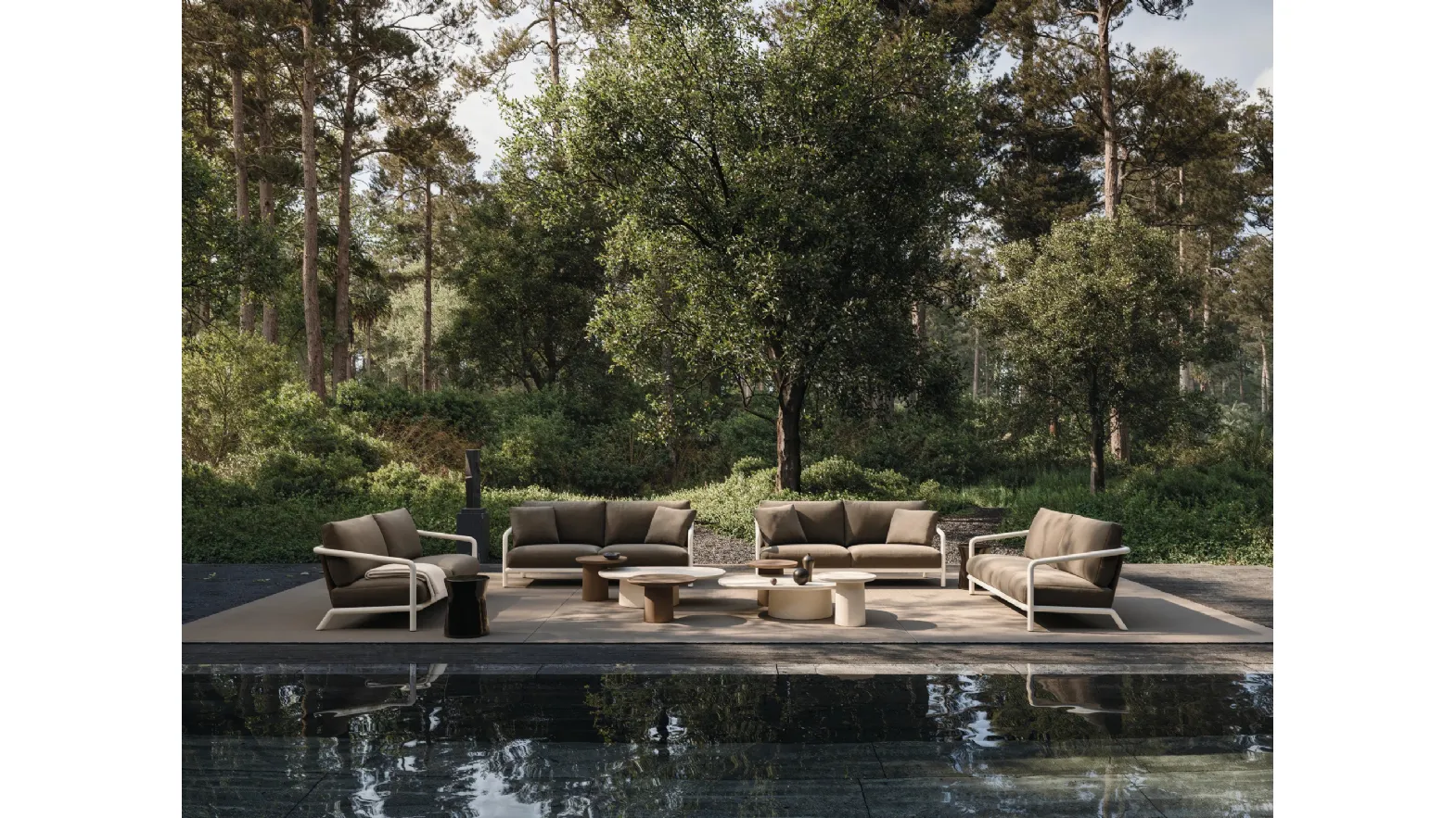 Louisa side tables by Molteni & C