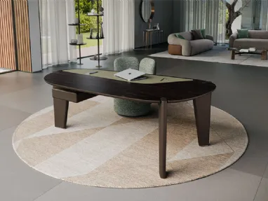 Boston executive design desk in wood by Cattelan Italia