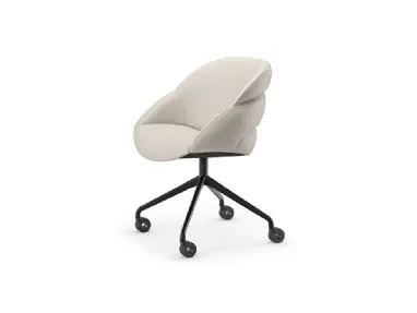 Camilla Wheels swivel office chair by Cattelan Italia