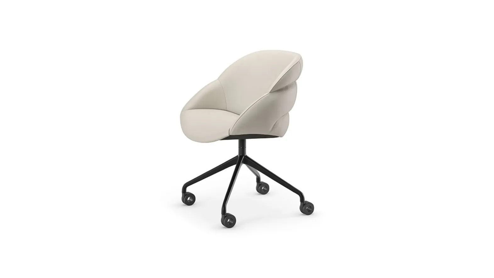 Camilla Wheels swivel office chair by Cattelan Italia