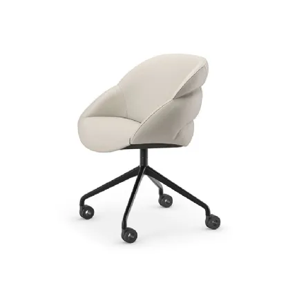 Camilla Wheels swivel office chair by Cattelan Italia