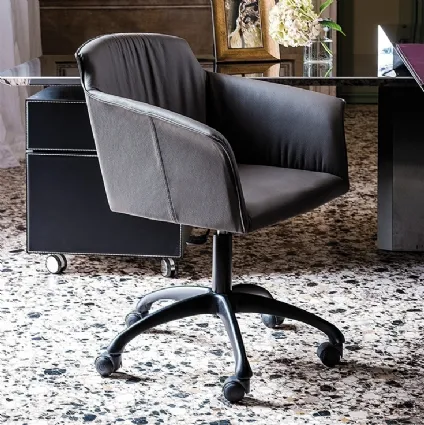 Swivel executive chair Tyler Wheels by Cattelan Italia