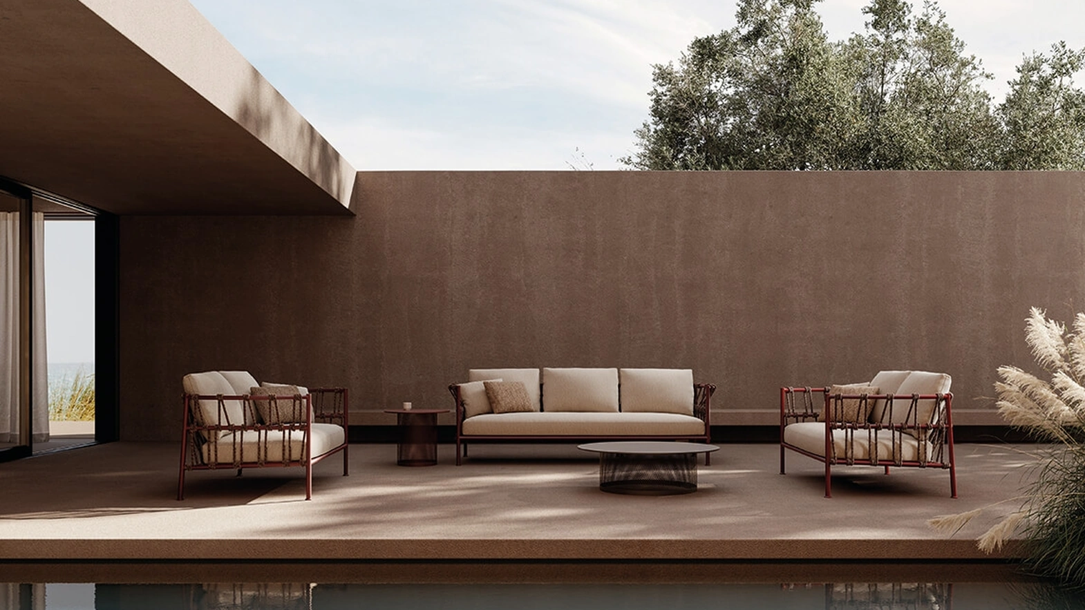 Antigua outdoor aluminum furniture by Emu