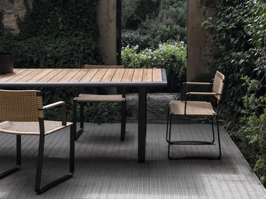 Green Point Chair in polypropylene rope by Molteni & C