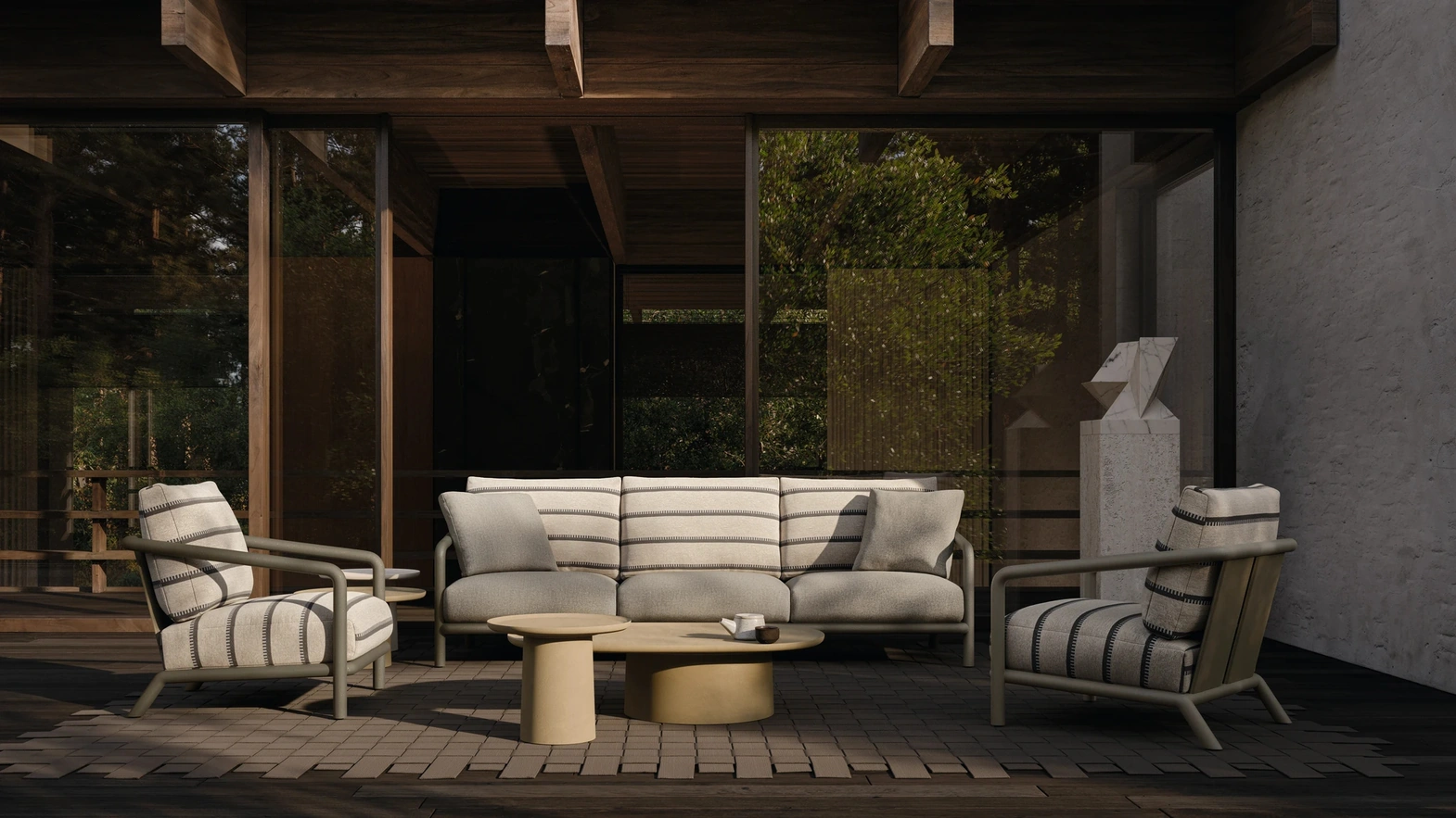 Soleva outdoor furniture by Molteni & C