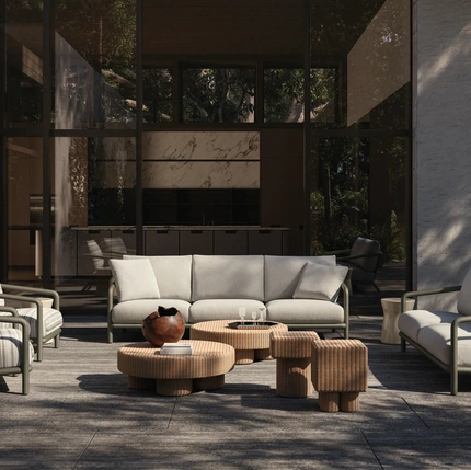 Soleva outdoor furniture by Molteni & C