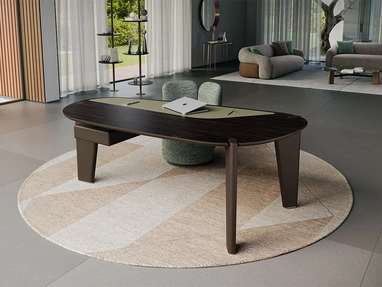 Boston executive design desk in wood by Cattelan Italia