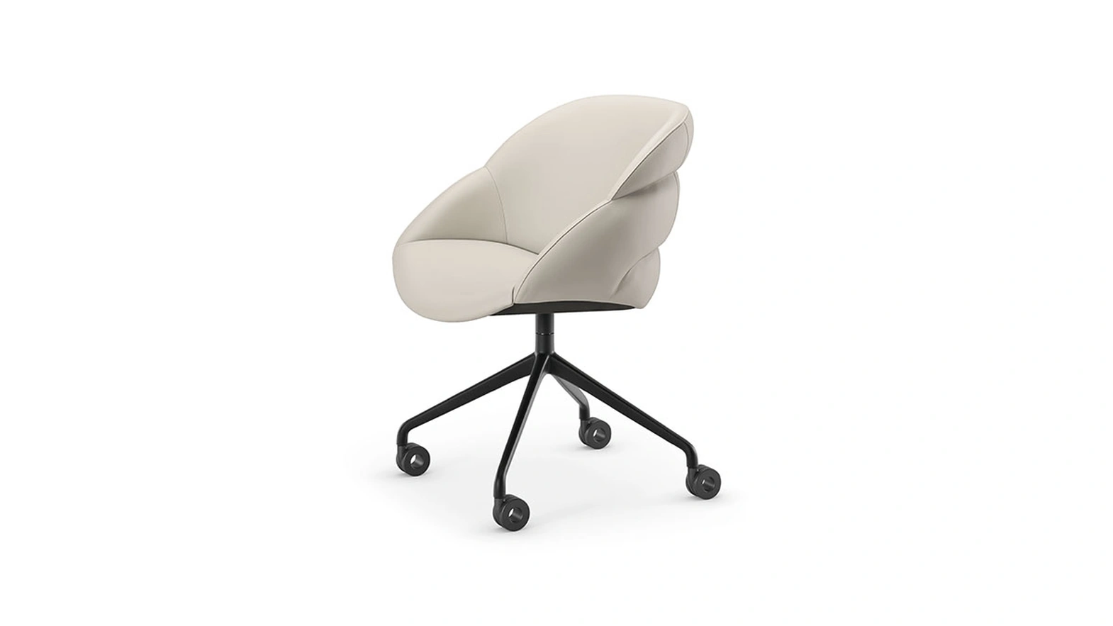 Camilla Wheels swivel office chair by Cattelan Italia